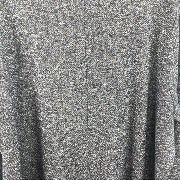 Lane Bryant Knit Tunic Relaxed Fit Hi-Lo Hem Heather Blue W/Metallic Size 22/24 - Picture 11 of 14